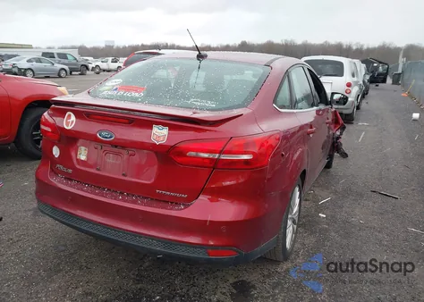 2017 Ford Focus Titanium from USA, damaged, VIN 1FADP3J25HL218868